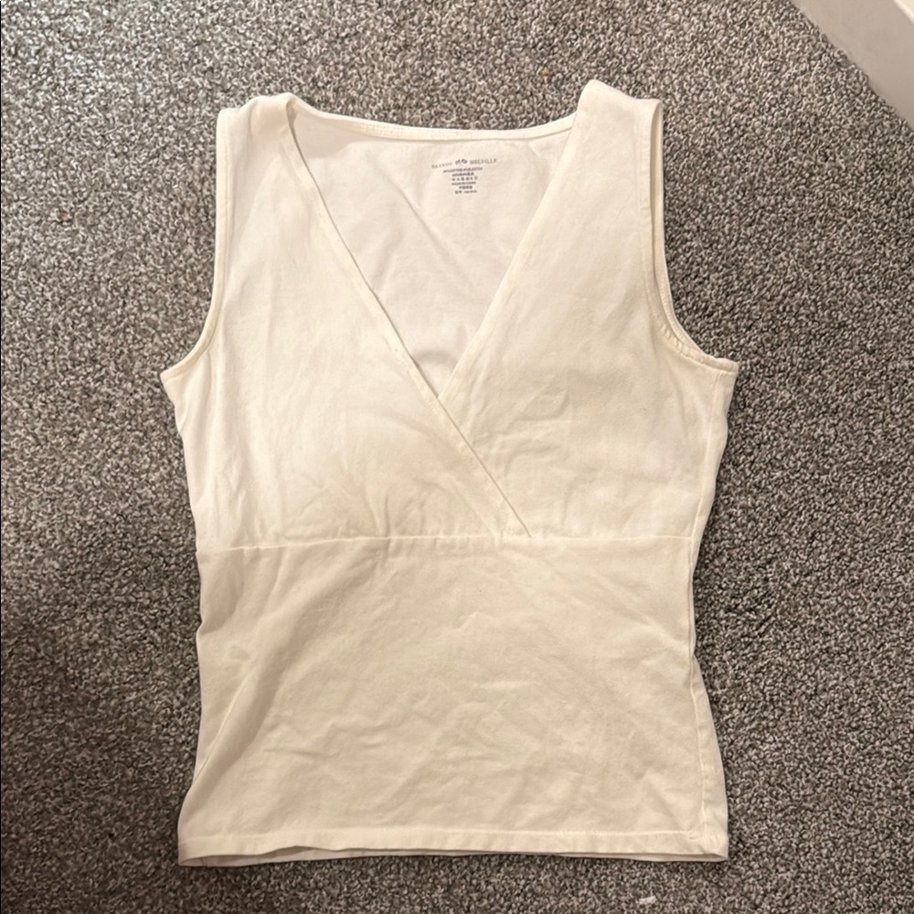 Brandy Melville Cross V Neck Tank